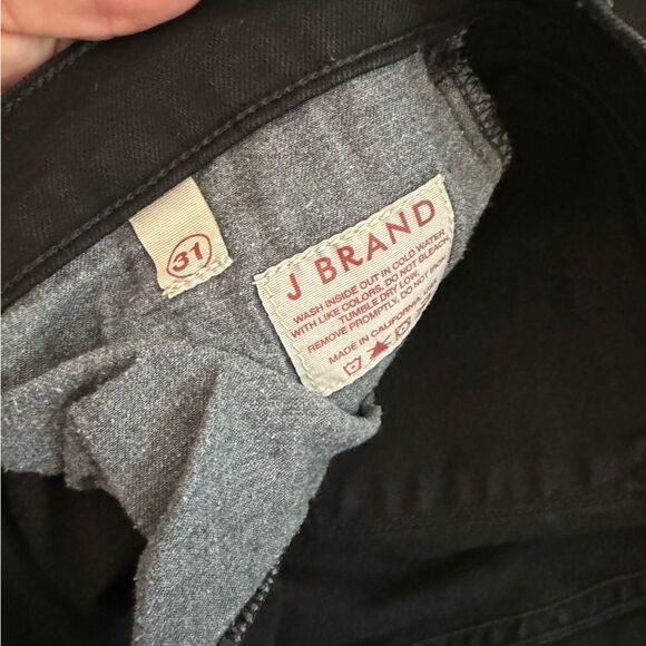 J Brand Black Jett Low Rise Skinny Jeans Style 3912C026 Women's Size 31 - Picture 9 of 12